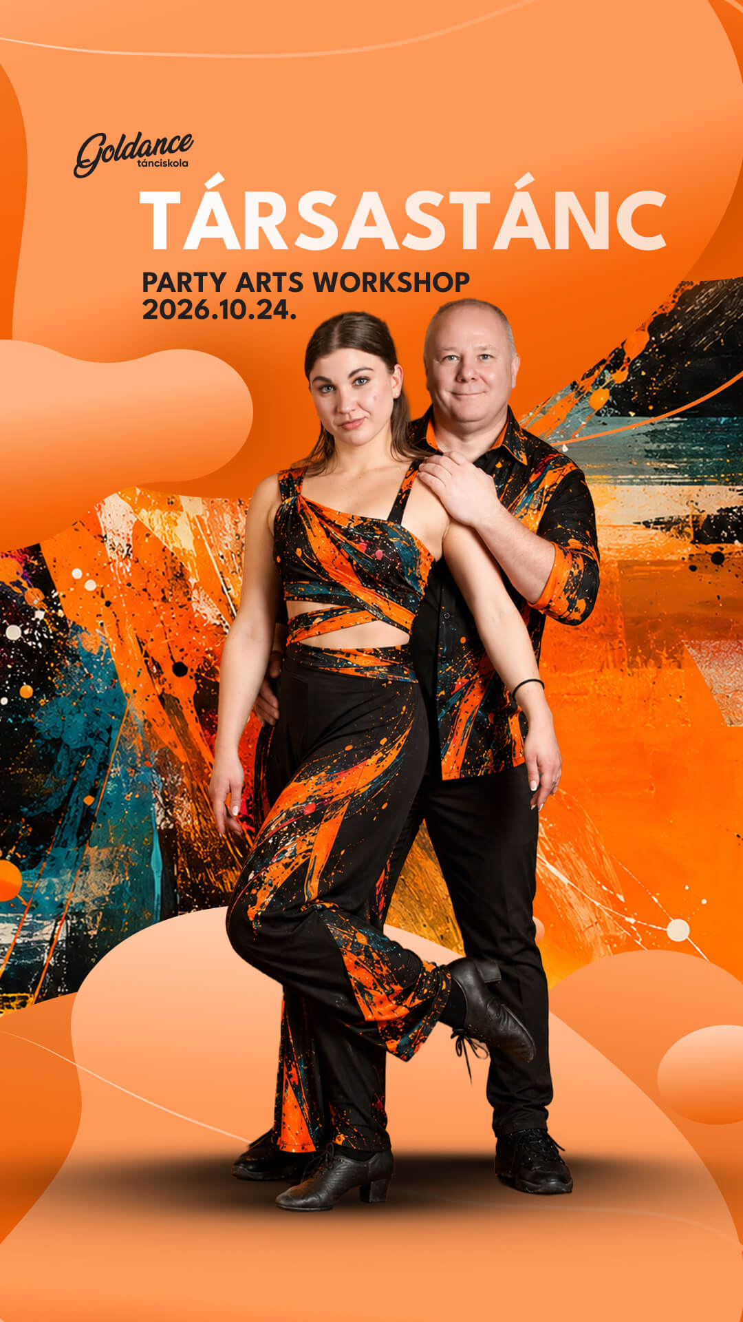 Társastánc - Party arts workshop (26.10.24.) | Goldance Tánciskola