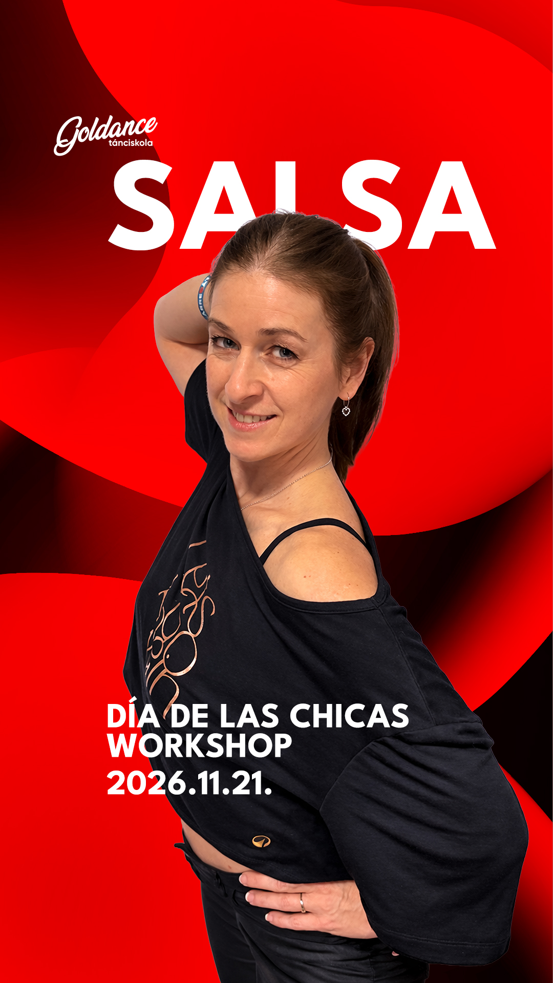 Salsa - Día de las chicas workshop (26.11.21.) | Goldance Tánciskola