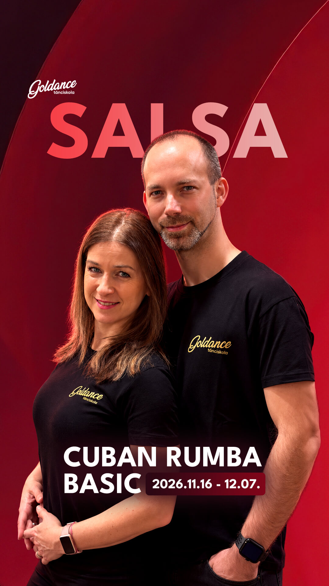 Salsa - Cuban Rumba Basic tanfolyam  (26.11.16 - 12.07.) | Goldance Tánciskola