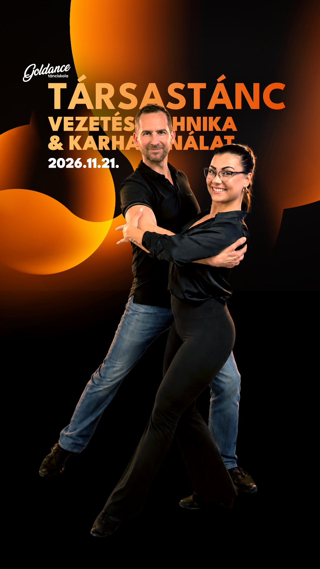 Társastánc - Vezetéstechnika workshop (26.11.21.) | Goldance Tánciskola