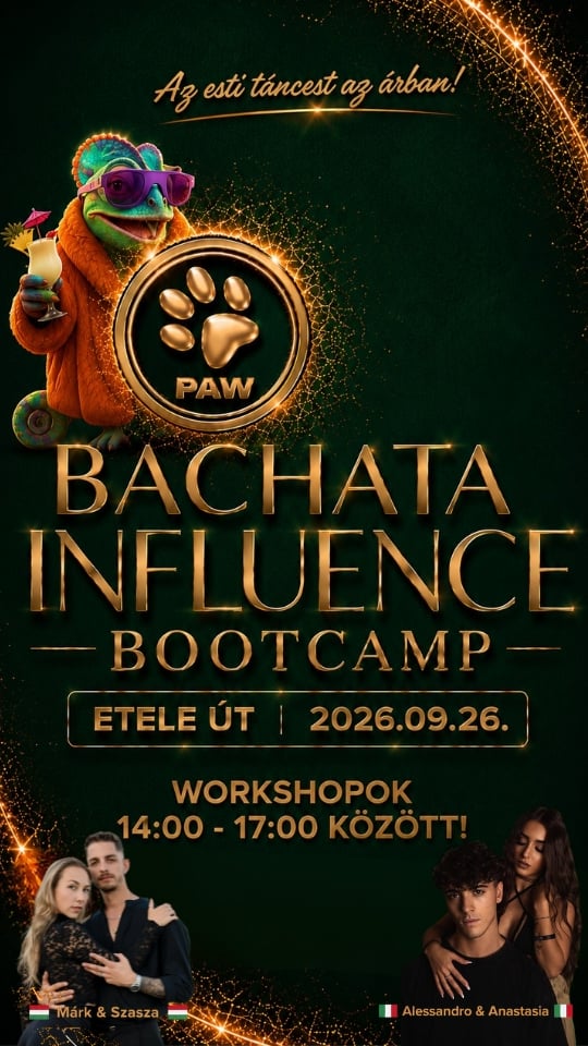 PAW | Bachata Influence Bootcamp @ Etele út (26.09.26.)